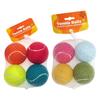 Squeaky Ball Chew Resistant Dog Toy Ball For Aggressive Chewers With Dental Cleaning Texture And High Bounce Design