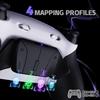 EXtremeRate RISE4 Plus MAX Back Paddle Kit für PS5 Controller mit klickenden Triggerstopps und programmierbarem Gummi-Rücktasten-Kit für PS5 Controller