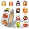 Cartoon Festival Gift Stickers - 500/Roll for Journals and Sealing