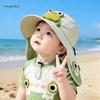 Kids' Summer Sun Hat - Cartoon Rabbit Design, Adjustable, Quick-Dry, Lightweight, with Optional Boys' Shawl