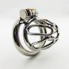 Stainless Steel Chastity Device Penis Cage Male Cock Cage with Lock Bondage Adult Sex Toys Men Scrotum Restraint Chastity Lock