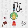 40mm Single-Sided Time Gem Pendant - Creative Car Hanging Keychain Ornament
