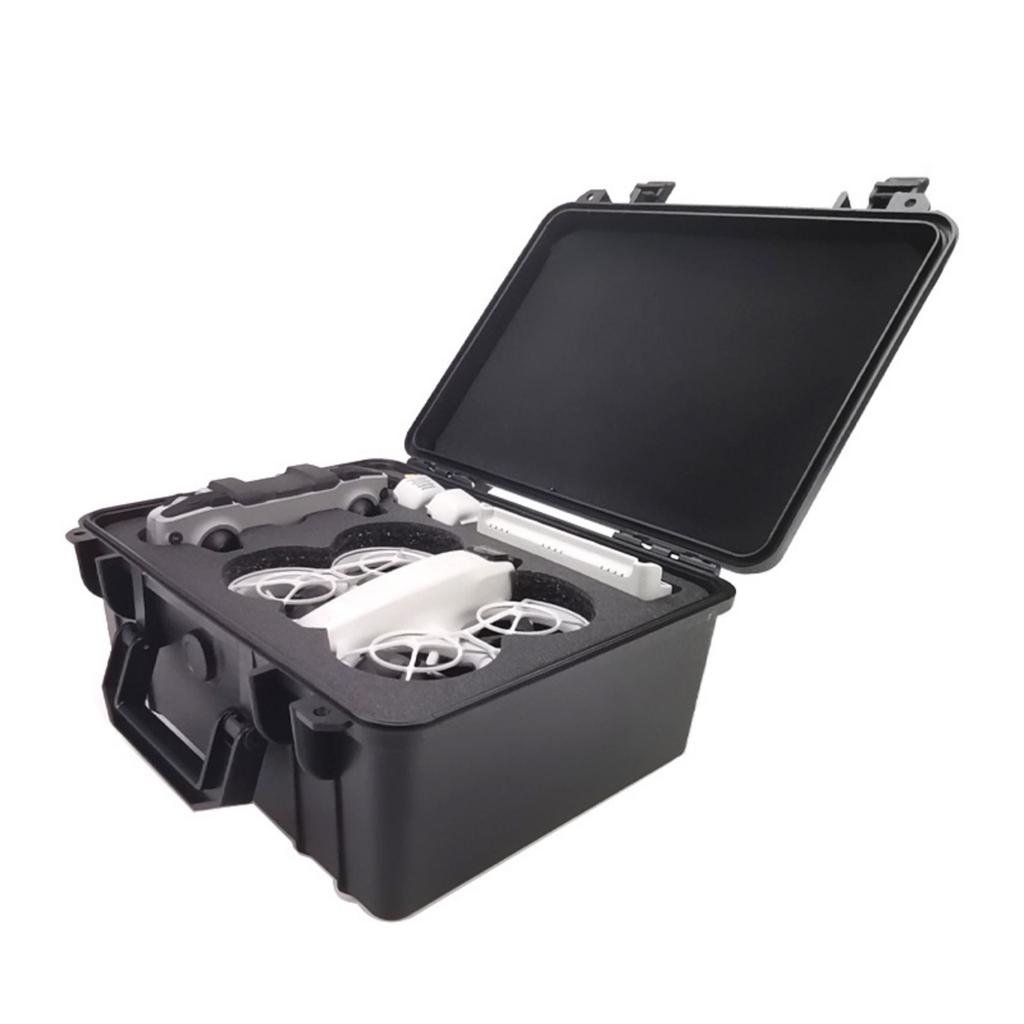 Portable Drones Protections Box with Foam Interior, Water and Shock Resistant, Durability PC Shell for Outdoor Travel