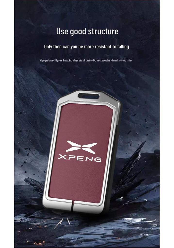 XPeng Card Key Case MONA M03 - Stylish, Drop-proof Protective Shell for P7 G6 G9 Car Keys