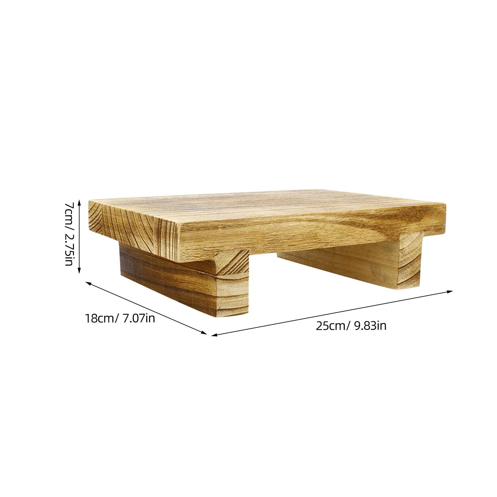 

Wood Bedside Step Stool Premium Footrest for Home Office Use Stable Support Comfortable Design Lightweight Easy Carry хакі