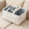 1 Panier de Rangement Bohème Large - Organisateur Multi-Compartiments Pour Vêtements de Bébé, Jouets & Décoration Intérieure
