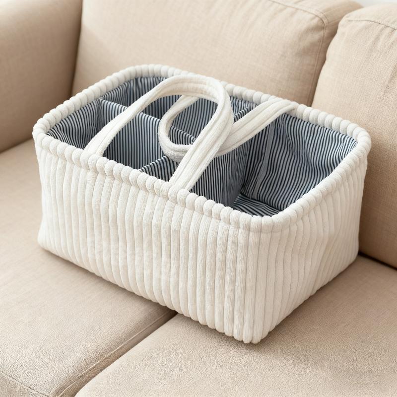 1 Panier de Rangement Bohème Large - Organisateur Multi-Compartiments Pour Vêtements de Bébé, Jouets & Décoration Intérieure