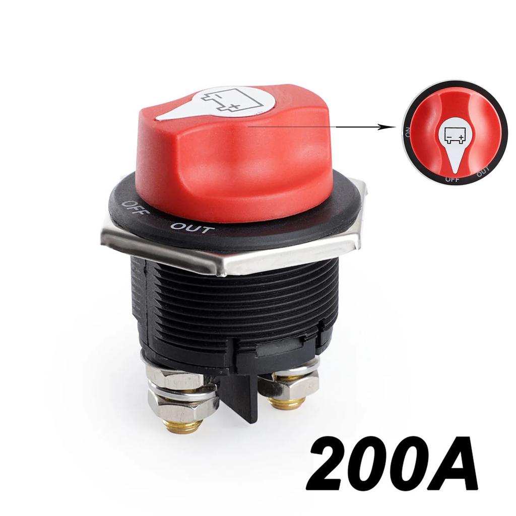 32V DC Disconnecter Power Isolator Cut Off Rally Switch Kit 50A 100A 200A 300A For Car Motorcycle Truck Boat Car Battery Switch