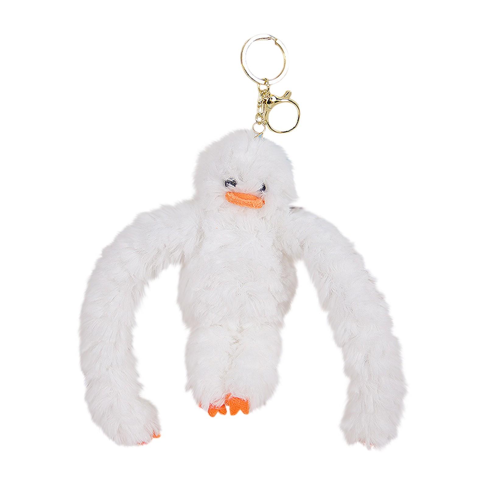 

Кукла Baobaowa Плюшевая игрушка Подвеска Брелок Кукла для пары Подвеска на школьную сумку Подарок One Size белый