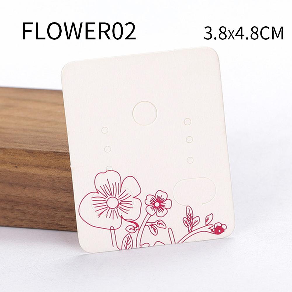50 pièces Cartes d'Affichage pour Boucles d'Oreilles et Colliers pour Boîte à Bijoux Carte d'Accrochage en Carton Carde pour Clous d'Oreilles Carte en Papier Bijoux DIY