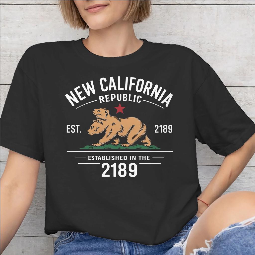 Republic California Accessories Men Women T Shirt Cotton Tee Print Tops Tshirt
