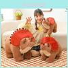 Adorable Triceratops Plush Toy Soft Dinosaur Stuffed Animal For Kids And Girls