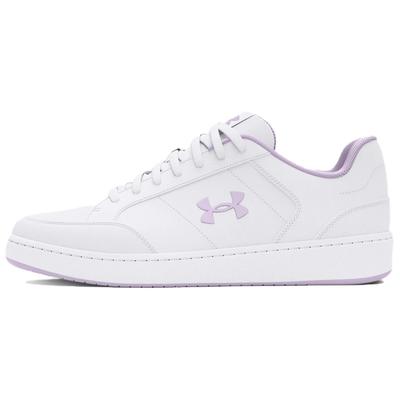 Official Abrasion Resistant Low Top Skateboard Shoes Women's White Purple Sneakers 3028487-103