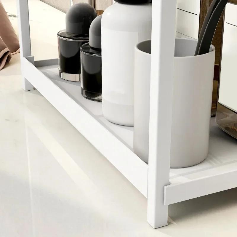 Cosmetics Storage Box, Double-layer Storage Rack, Kitchen Storage Rack, Bathroom Countertop, Dressing Table Rack