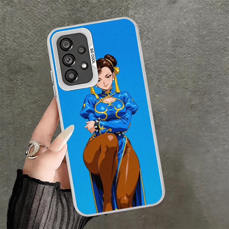 

ChunLi S-Street F-FighterS Soft Phone Case for Samsung A17 A16 A15 A14 A13 A57 A56 A55 A54 A53 A37 A36 A35 A34 A33 A26 A25 A24 A Samsung A52