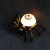 Rolig Ögonlampa Halloween Spindel Rygg Explosion Öga Ljus Party Atmosfär Dekorationstillbehör LED Skräck Pumpalampa