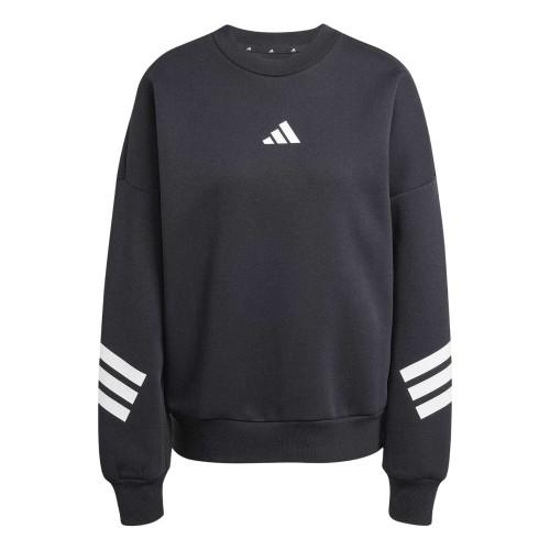 Adidas Womens/Ladies Stripes Crew Neck Oversized Sweatshirt
