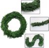 Flexible PVC Christmas Pine Garland Greenery Vines for Xmas Tree Wreath Mantle Staircase Wedding Party Background Decoration