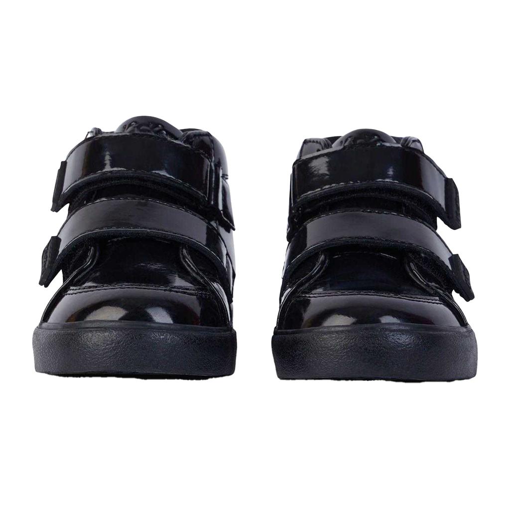 Kickers Childrens/Kids Tovni Hi Stardust Patent Leather Boots