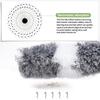 DELUX Microfiber Feather Duster Extendable Cobweb Duster with 100 Inches Extra Long Bendable Head Hat for Cleaning Ceiling High Furniture Cars Pole, &