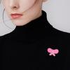 10Pcs Cancer Awareness Brooch Butterfly Lapel Pin Pink Ribbon Metal Pins For Clothing Jackets Hat Dress Embellishments