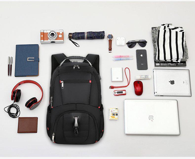 Špičkový vodotěsný multifunkční batoh: Velkokapacitní taška na podnikání, cestování a do školy pro muže a ženy