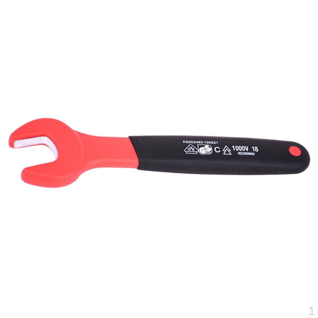 

Portable Insulated Single Open Spanner Wrench Repairing Tools 13mm Openning