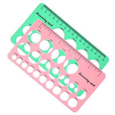 Silicone Nipple Measuring Card Soft Safe Breast Flange Ruler  Lightweight  Gift Nontoxic Feeding Accessory