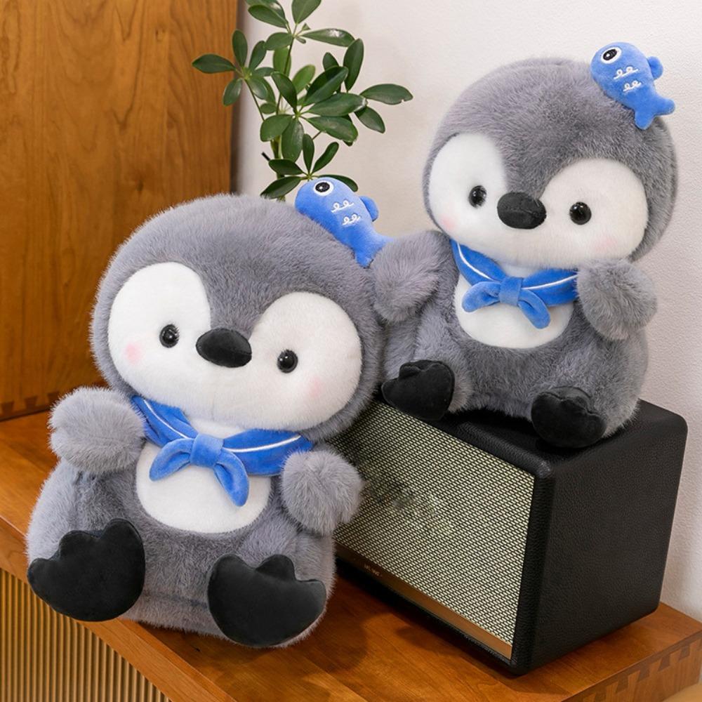

Happy Penguin Plush Toy Star Clothes Penguin Doll Interesting Stuffed Penguin Kids Toy happy penguin 30cm