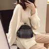 Women's Bag 2025 New Trendy Diamond-encrusted Rivet Fringed Fashionable Versatile Chain Single Shoulder Crossbody Portable Clip Shell Bag