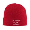 Im coming to the cottage  Beanie Hats Heated Rivalry Bonnet Hats Men Women Outdoor Sport Knit Hat Winter Graphic Elastic Caps