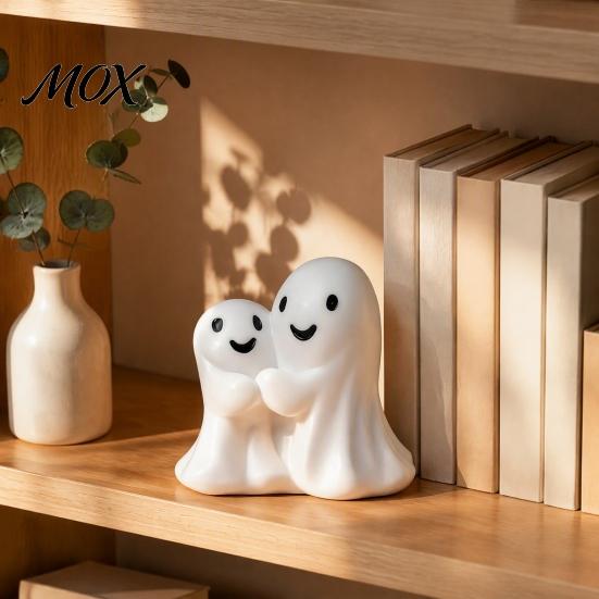 Halloween Party Supplies Ghost Gnome Figurines, Resin Tabletop Decoration, Cute Indoor Outdoor Holiday Decor Statue, Decorative Ornaments for