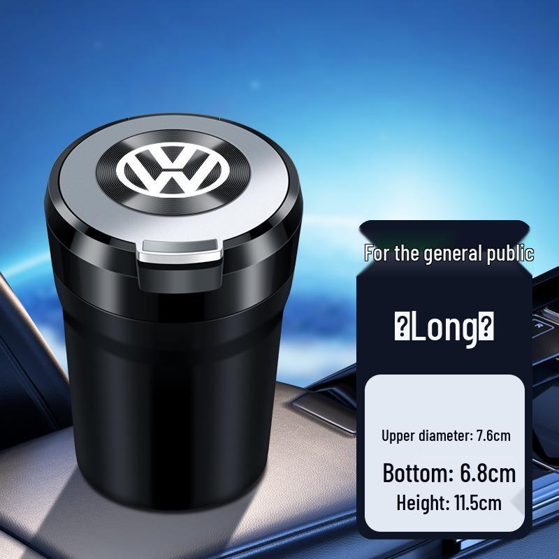 Universal Car Ashtray for VW Lavida, Sagitar, Bora, Magotan, Passat, CC, Tiguan L, and Tayron.