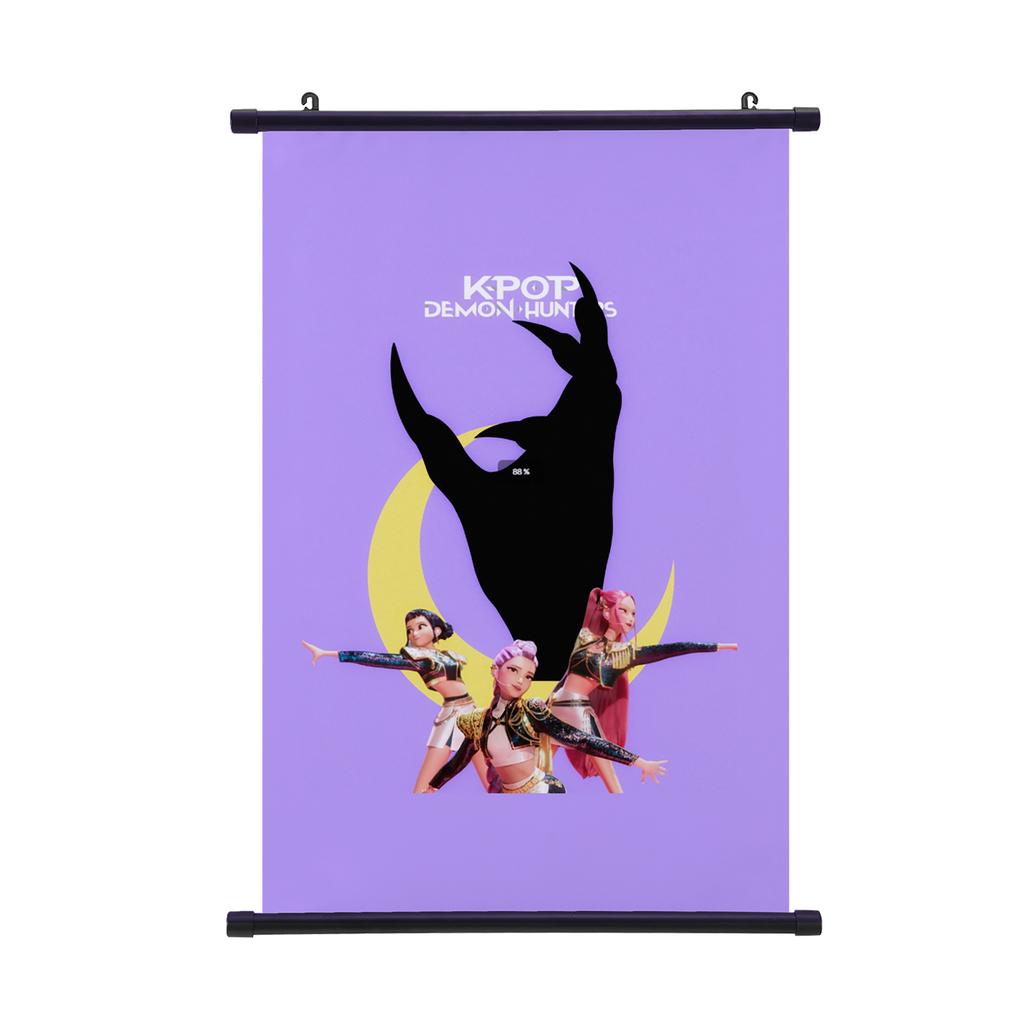 KPop Łowcy Demonów Plakat Obraz do Zawieszenia Huntrix Girl Zoey Rumi Mira Saja Chłopcy Kpop Wystrój Domu Plakat Zwój Ścienny