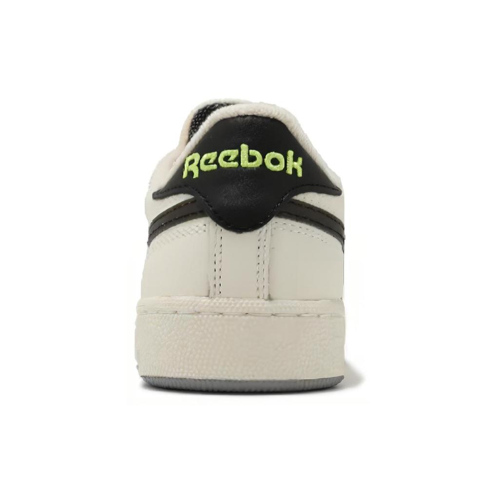 Reebok Club C Revenge Vintage Chalk Black Acid Yellow Unisex Sneakers Cream Core-Black 100074206