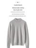 Women's Solid Color Cashmere Turtleneck Sweater - Autumn/Winter Base Layer Pullover