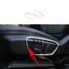Matte Silver Cover Trim Fit For BMW X1 F48 2016-21 Adjust Handle Panel Car Seat