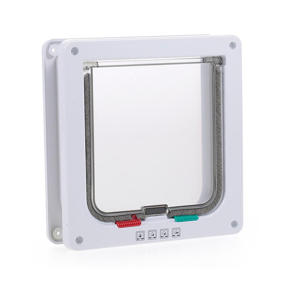 Flap Cats Door Pet Door Controllable Access Way Small Dogs Flap Door Dog Kitten House Security Door for Wall Pet Door