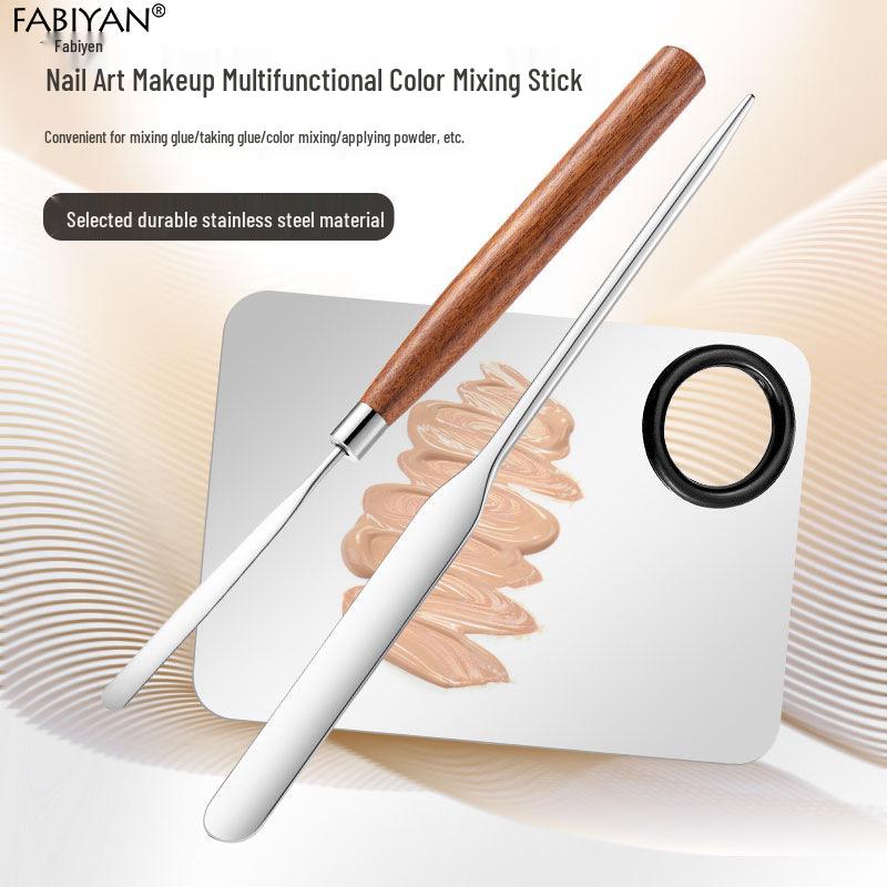 Japanese-Style Multi-Functional Mixing Spatula: Natural Pear Wood & Stainless Steel