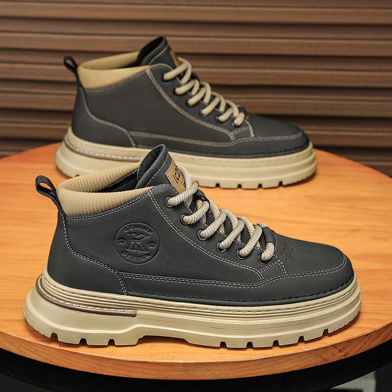 Popular Medium and High Top Martin Boots Men's Boots Tooling Boots Outdoor Boots