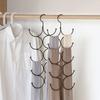 2Pcs Large Capacity Multi-layer Scarf Hanger Metal Scarf Tie Rack  Closet Organization