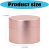 Small Size Weatherproofed Metal Storage Box Round Pills Container for Backpacking and Wilderness Trip