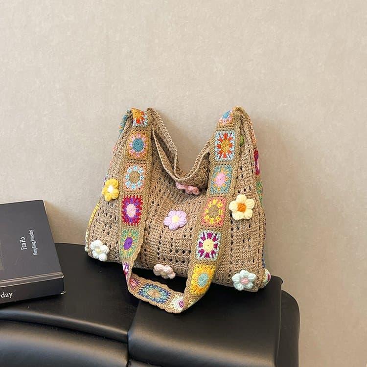 

Bohemian Woven Bag Single Shoulder Diagonal Backpack хакі