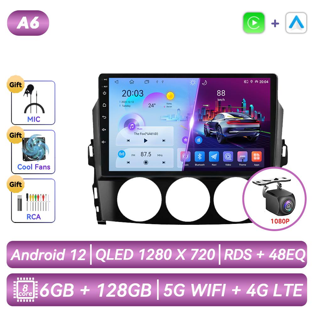 Car Radio For Mazda MX-5 MX5 2008 - 2015 Android Multimedia Video Player Navigation GPS Carplay Touch Screen Auto Stereo Intelligent Systems