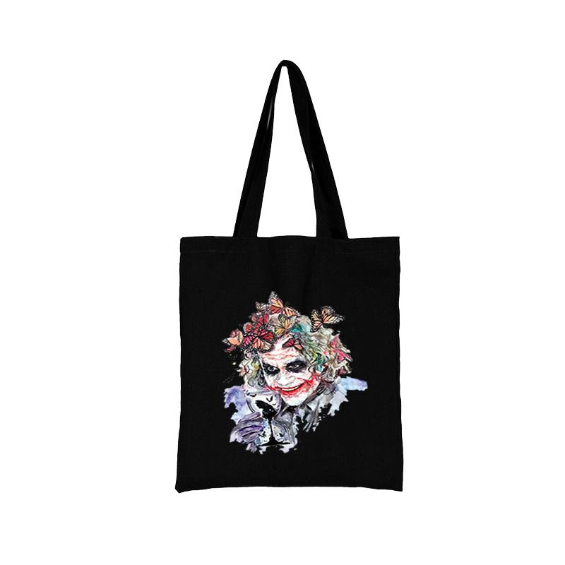 Shopping bag Butterfly Pattern Series Canvas Shopper Bag Customizable Tote Women's Beach Printed Anime Bags Shoulder Bags