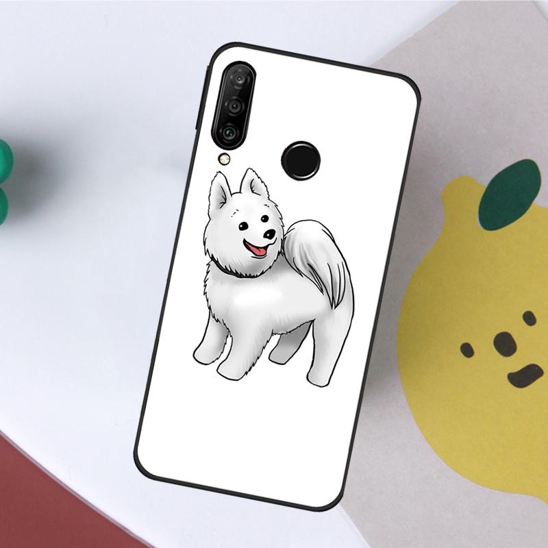 Cartoon Samoyed Dog For Huawei Nova 5T 9 10 SE 7i 8i 11i 12i Y60 Y61 Y70 Y72 Y73 Y90 Y91 P20 P40 P30 Lite Case