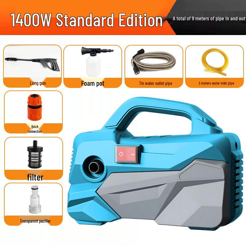 Tragbarer 220V Hochdruck-Autowascher mit superstarker 2025 Boosterpumpe