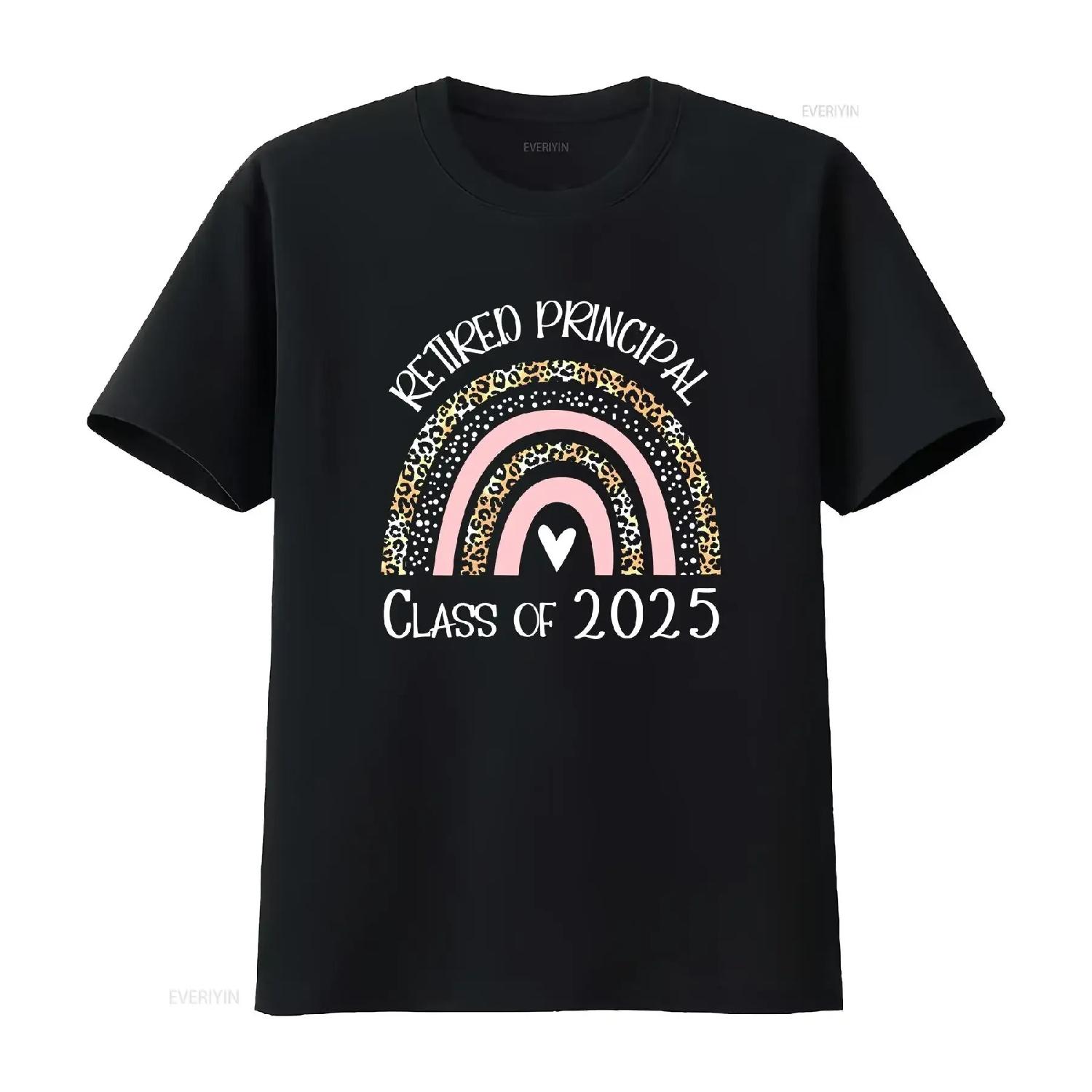 

Retired Principal 2025 T Shirt Retirement s For Women vintage Washed Stylish Comfortable Casual streetwear S чёрный