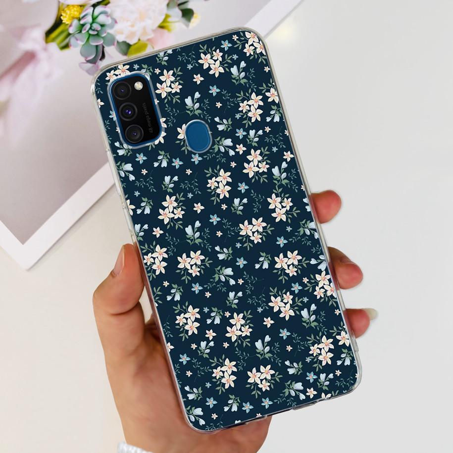 For Samsung M21 Case SM-M215F Silicone Soft Phone Cover For Samsung Galaxy M21 2020 Fundas Cartoon Coque For Samsung M 21 Bumper
