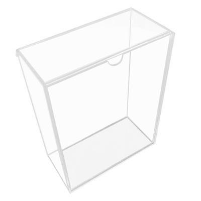 Modern Transparent Desktop Display Case Storage Box Artistic Design For Stationery Cosmetics Small Items Arrangement